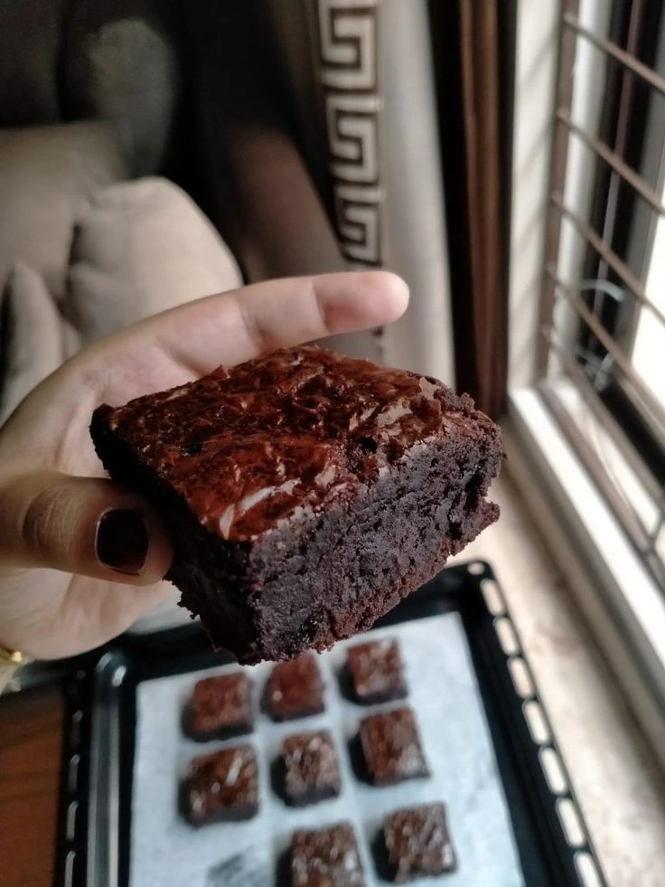 Brownie na caixa