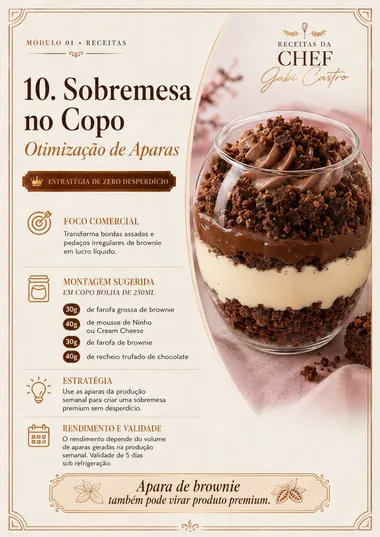 Receita Sobremesa no Copo